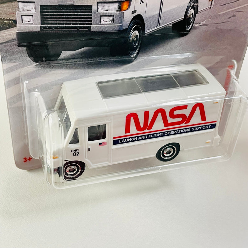 2019 Matchbox MBX Service NASA Mission Support Vehicle blanco