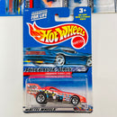 2000 Hot Wheels Speed Blaster Series Colección Set de 4 - Firebird Funny Car, At-A-Tude, Mustang Cobra, Shelby Cobra 427 S/C