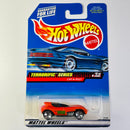 1999 Hot Wheels Terrorific Series Cat-A-Pult naranja 5SP base ZAMAC