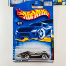 2001 Hot Wheels Logo-Motive Series Colección Set de 4 - Phantastique, Pontiac Banshee, Turbolence, Metrorail Nash Metropolitan