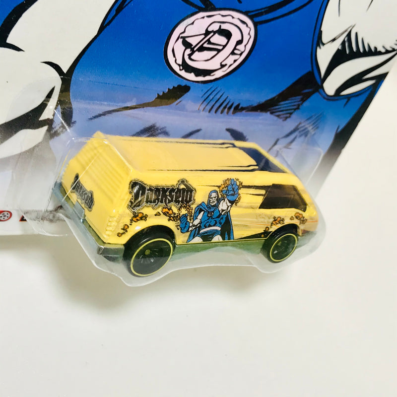 2012 Hot Wheels Nostalgic Brands DC Comics Darkseid Dream Van XGW amarillo Llantas de Goma RR base ZAMAC