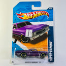 2011 Hot Wheels Muscle Mania 68 El Camino Chevrolet morado metálico MC5