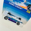 1996 Hot Wheels Turbo Streak 470 blanco 5SP