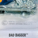 2016 Hot Wheels Treasure Hunt HW Moto Bad Bagger azul metálico MC3 base ZAMAC