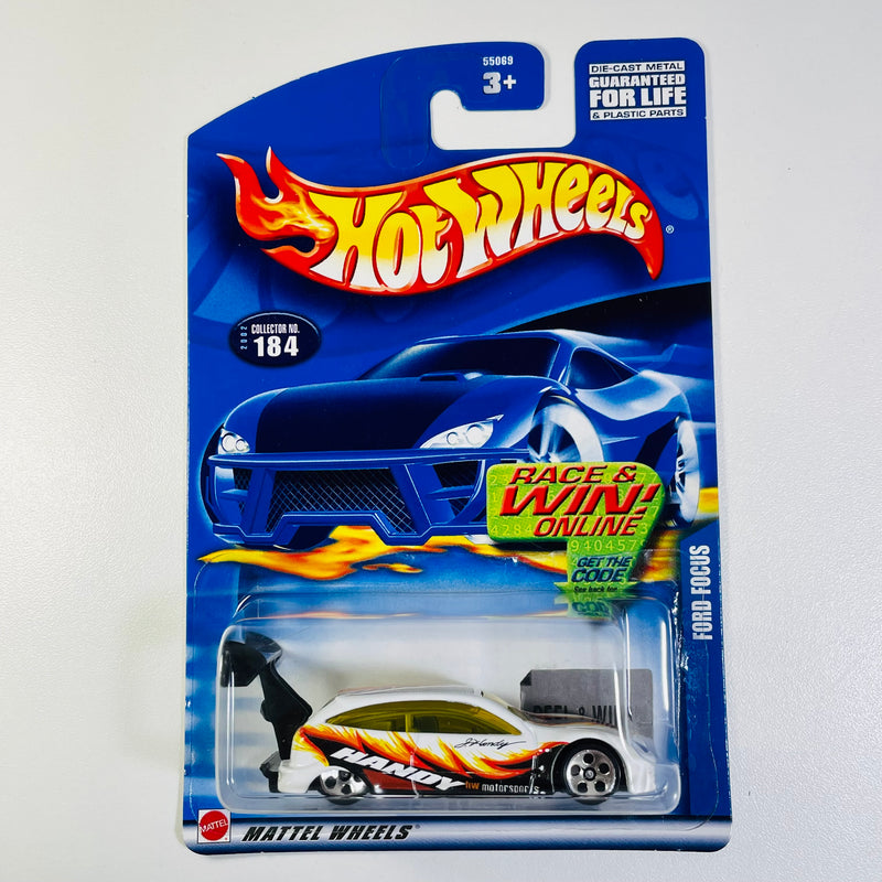 2002 Hot Wheels Ford Focus 184 blanco 5DOT