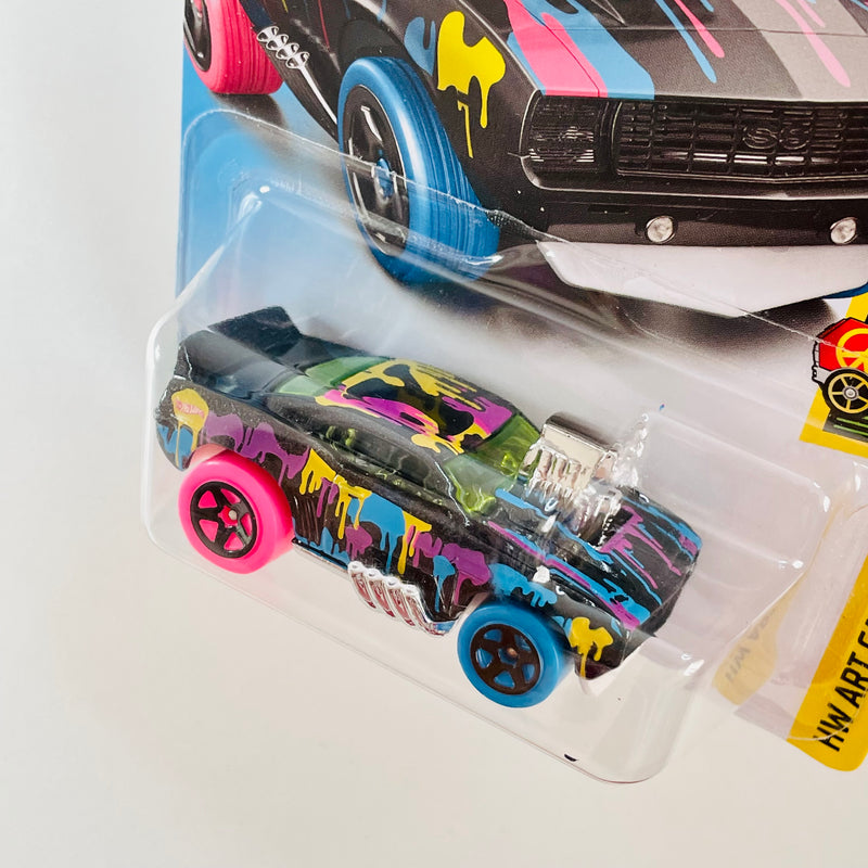 2018 Hot Wheels HW Art Cars 69 Camaro Z28 negro 5SP