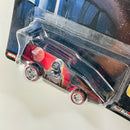 2015 Hot Wheels Pop Culture Star Wars Darth Vader Spoiler Sport negro Llantas de Goma RR redline base ZAMAC
