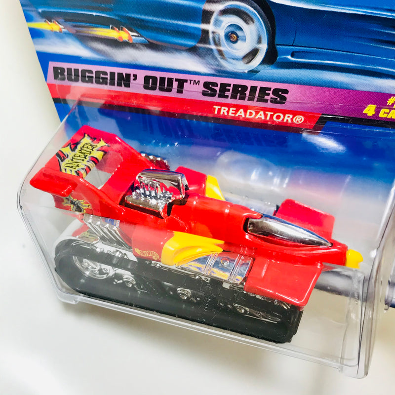 1999 Hot Wheels Buggin' Out Series Treadator rojo