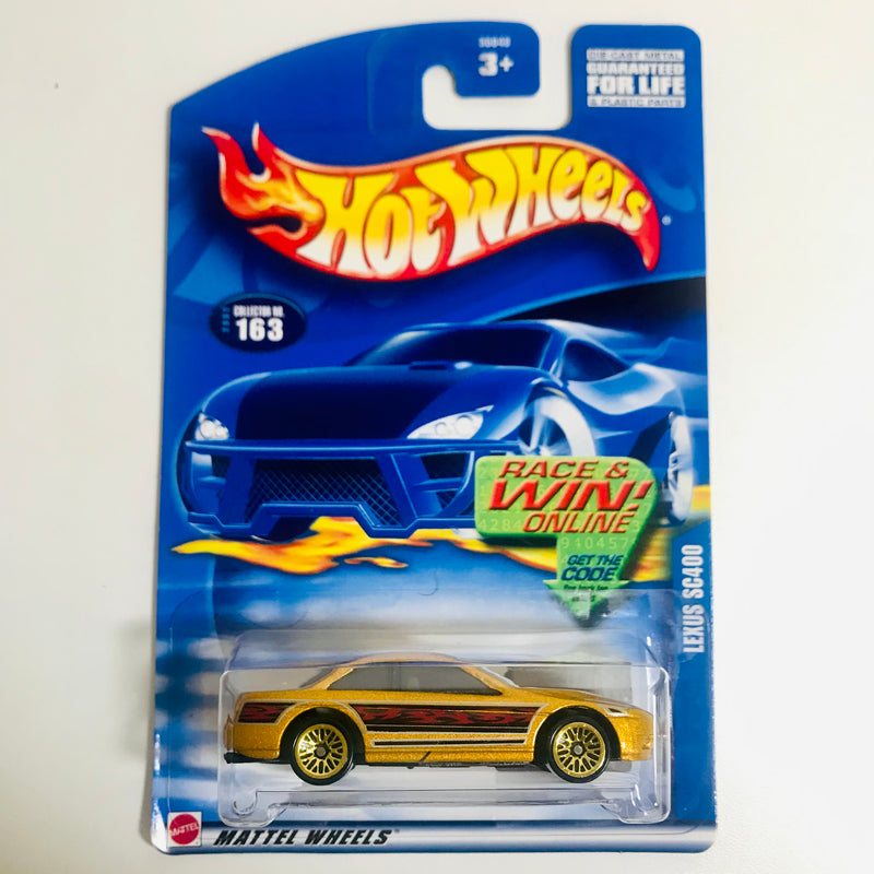 2002 Hot Wheels Lexus SC400 163 dorado LW