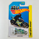 2014 Hot Wheels HW Off-Road Canyon Carver verde MC3 base ZAMAC