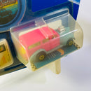 1990 Hot Wheels California Custom 40s Woodie Ford turquesa con rosado BW base ZAMAC