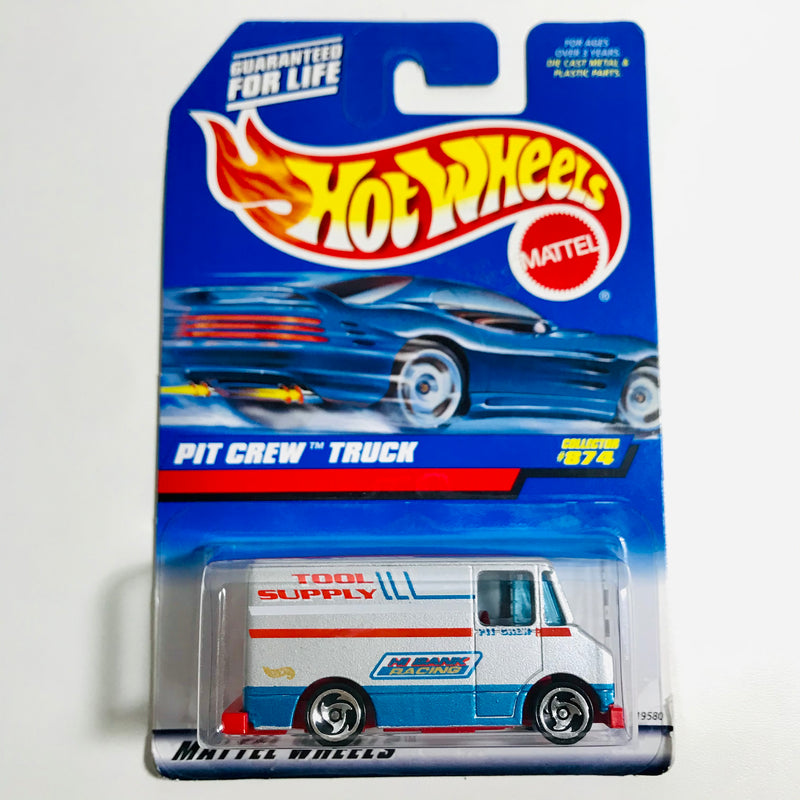 1998 Hot Wheels Pit Crew Truck 874 gris SB