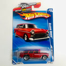 2010 Hot Wheels Hot Auction Classic Chevy Nomad rojo 5SP