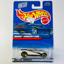 2000 Hot Wheels Dodge Concept Car blanco 3SP base ZAMAC
