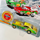 1996 Johnny Lightning Dragsters Holiday '96 NHRA Limited Edition 1/15,000 Nitro Santa 72 Dodge Charger Funny Car dorado con verde
