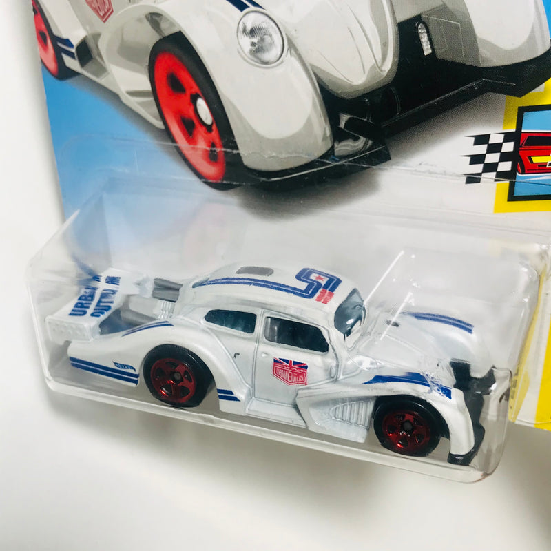 2018 Hot Wheels Legends of Speed Magnus Walker Urban Outlaw Volkswagen Käfer Racer blanco 5SP