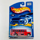 2000 Hot Wheels School Bus 216 rojo 5DOT