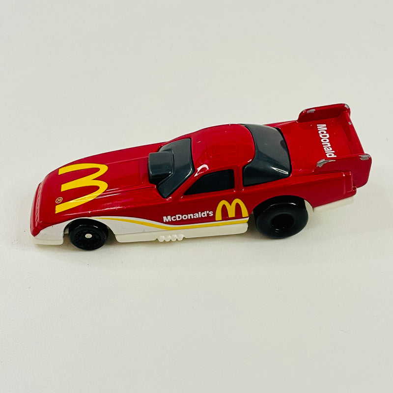 1993 Hot Wheels Racing Series McDonalds Happy Meal Ford Probe Funny Car rojo Goodyear 10SP - Loose