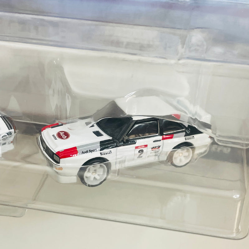 2022 Hot Wheels Premium Car Culture Group B 2 Pack Set de 2 con Llantas de Goma RR - Lancia Rally 037, 84 Audi Sport Quattro