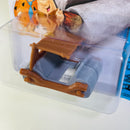 2014 Hot Wheels HW City The Flintstones Flintmobile Los Picapiedra marrón 5SP