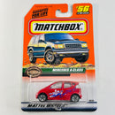 1999 Matchbox Wilderness Adventure Mercedes Benz A-Class 56 rojo