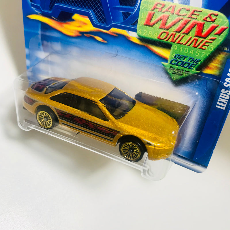 2002 Hot Wheels Lexus SC400 163 dorado LW