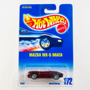 1995 Hot Wheels Mazda MX-5 Miata 172 rojo metálico 7SP