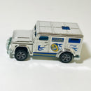 2020 Hot Wheels HW Metro HW Armored Truck plata 5SP base ZAMAC - Loose