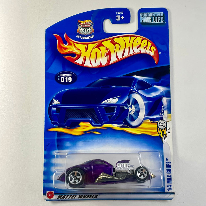 2003 Hot Wheels First Editions 1/4 Mile Coupe 019 morado metálico 5SP
