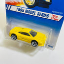 1995 Hot Wheels Model Series Ferrari 355 amarillo 5DOT variante aros blancos