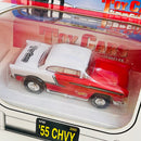1999 Hot Wheels Limited Edition Toy Cars & Vehicles Magazine 55 Chevy rojo Llantas de Goma RR