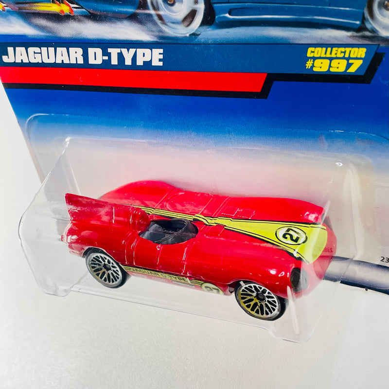 1999 Hot Wheels Jaguar D-Type 997 rojo LW