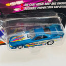 1997 Johnny Lightning Dragsters USA NHRA Limited Edition 1/15,000 K.C. Spurlock King of the Burnouts 95 Dodge Avenger Funny Car azul