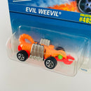 1996 Hot Wheels Eevil Weevil 485 naranja brillante 5SP