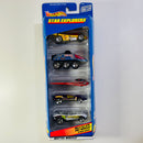 2000 Hot Wheels Star Explorers 5 Pack Set de 5 - Shadow Jet, Radar Ranger, Solar Eagle III, Speed Machine Mantis, Flashfire