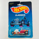 1989 Hot Wheels Classics 1923 Ford T-Bucket naranja BW base ZAMAC Primera Edición