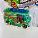 2015 Hot Wheels HW City Bread Box verde metálico 5SP