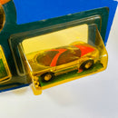 1990 Hot Wheels California Custom Pontiac Banshee dorado Llantas de Goma RR base ZAMAC