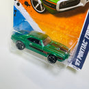 2011 Hot Wheels Street Beasts 67 Pontiac Firebird 400 verde metálico MC5