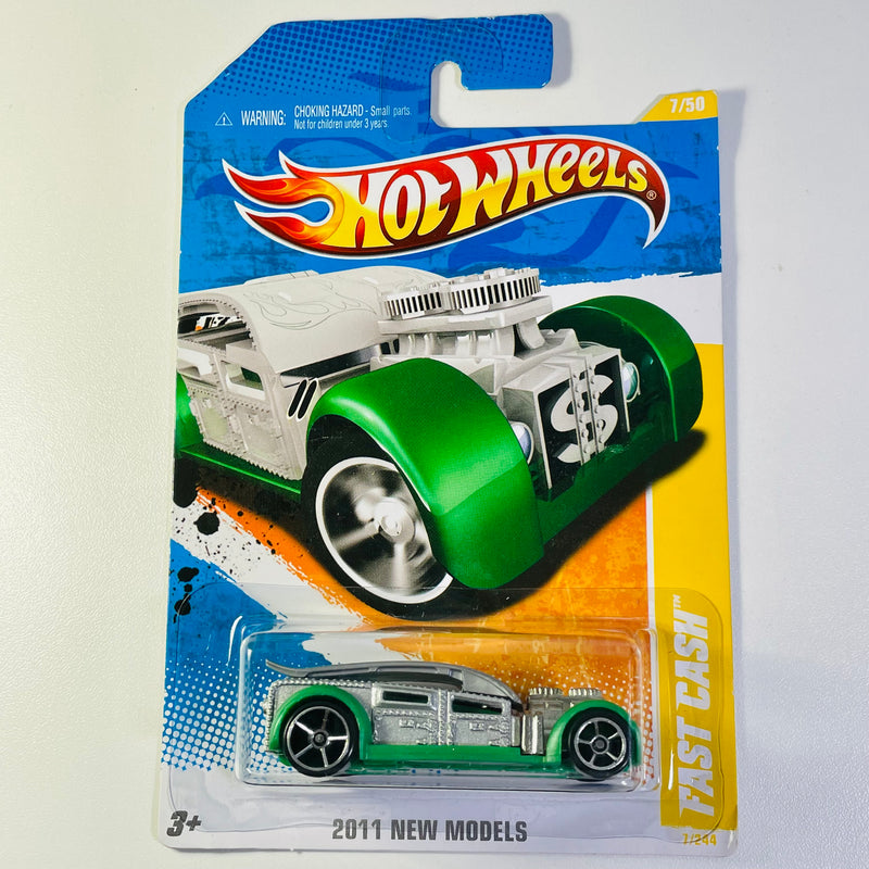 2011 Hot Wheels New Models Fast Cash plata OH5