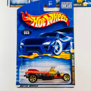 2001 Hot Wheels Skull & Crossbones Colección Set de 4 - Rigor Motor, Blast Lane, Deuce Roadster, Screamin' Hauler
