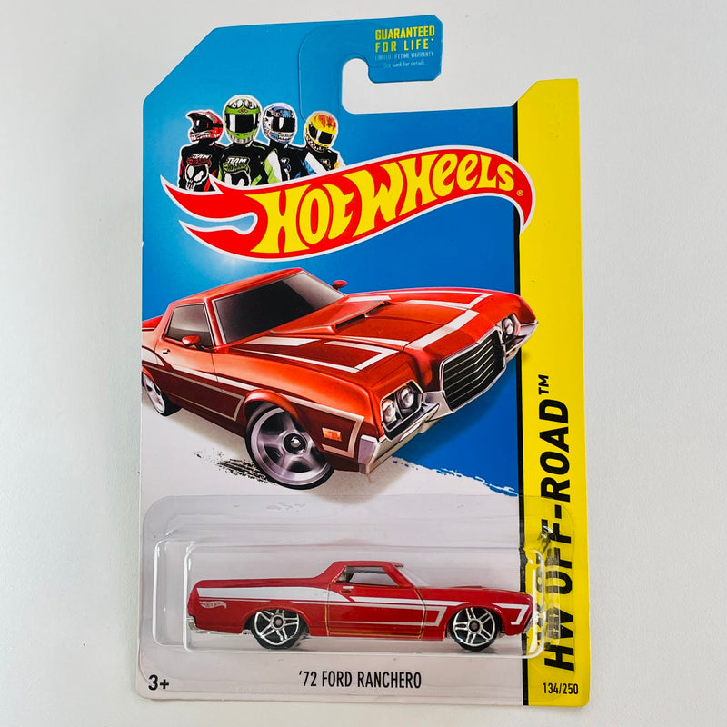 2014 Hot Wheels Off-Road 72 Ford Ranchero rojo PR5