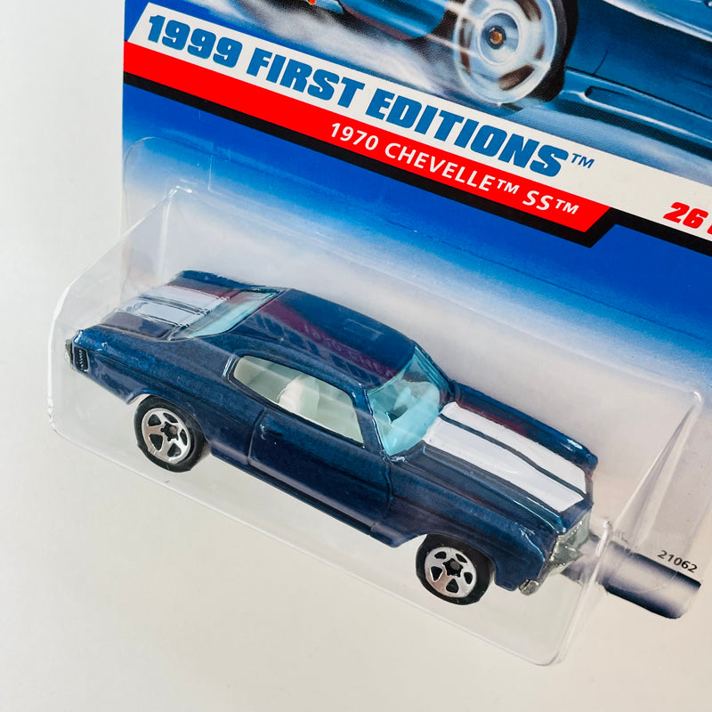 1999 Hot Wheels First Editions 1970 Chevelle SS Chevrolet azul metálic