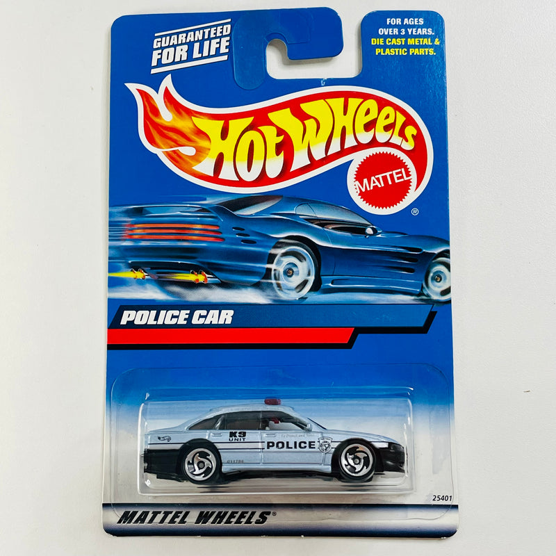 2000 Hot Wheels Police Car celeste SB