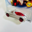 2007 Hot Wheels Holiday Hot Rods Power Pipes plata 3SP base ZAMAC