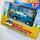1999 Hot Wheels Special Edition JC Whitney 55 Chevy Nomad turquesa Llantas de Goma RR base ZAMAC