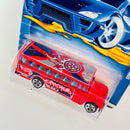 2000 Hot Wheels School Bus 216 rojo 5DOT