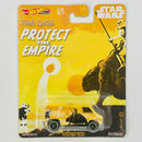 2019 Hot Wheels Premium Pop Culture Star Wars Sandtroopers Super Van amarillo Llantas de Goma RR base ZAMAC