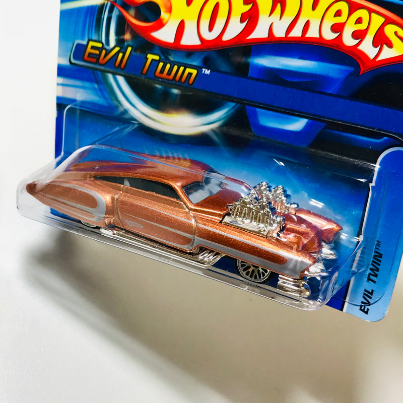 2005 Hot Wheels Evil Twin 151 naranja LW Blíster Europeo