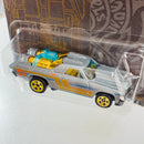 2019 Hot Wheels 51 Anniversary Satin and Chrome Colección Set de 6 - Custom 71 El Camino, 71 Datsun 510 Wagon, Custom 67 Pontiac Firebird, Aristo Rat, 63 Chevy II, 70 Plymouth Superbird